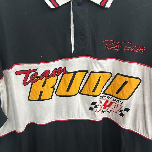 Vintage NASCAR polo Chase Authentics Ricky Rudd racing shirt 2XL - Picture 2 of 7